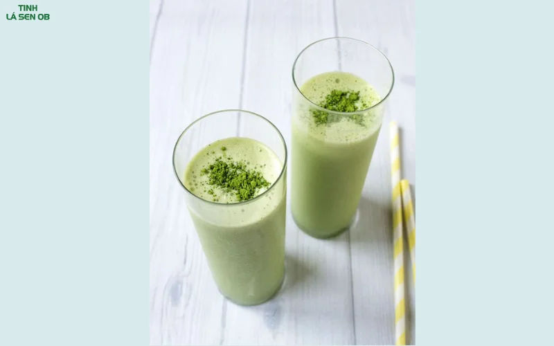 sinh tố matcha giảm cân