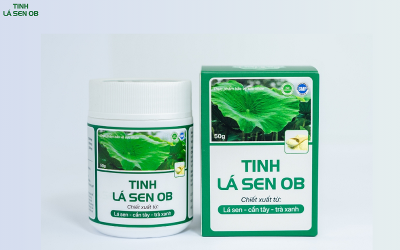 Tinh lá sen OB hỗ trợ giảm cân an toàn