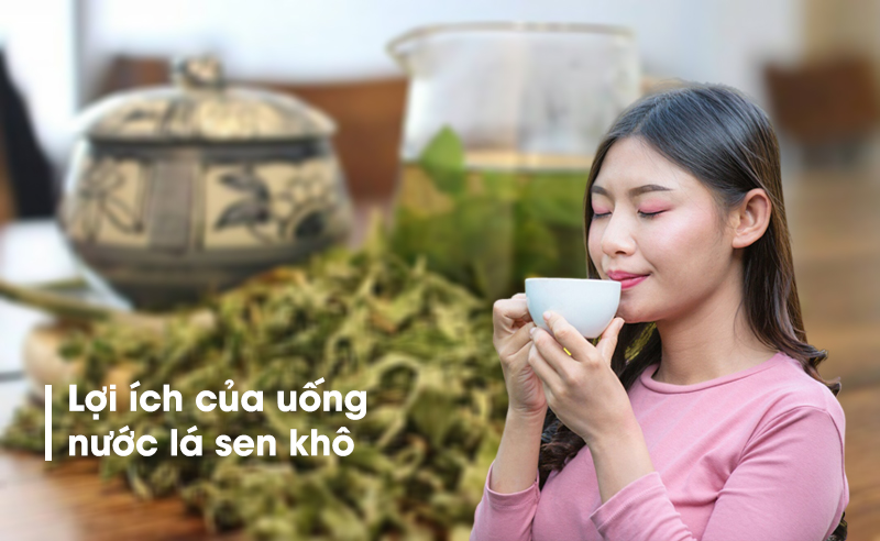 Nước lá sen có lợi cho sức khỏe