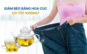 Giảm béo bằng hoa cúc