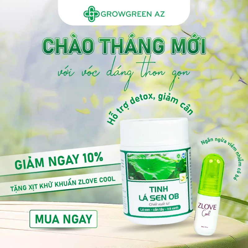 Chương trình khuyến mãi của tinh lá sen ob