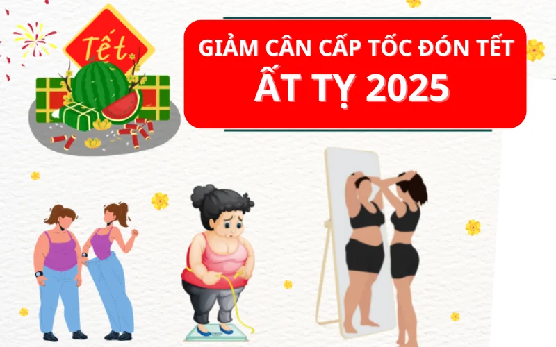 Giảm cân cấp tốc đón têt ất tỵ 2025