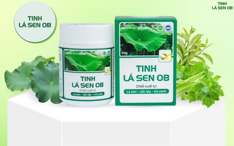 Tinh lá sen ob hỗ trợ giảm cân